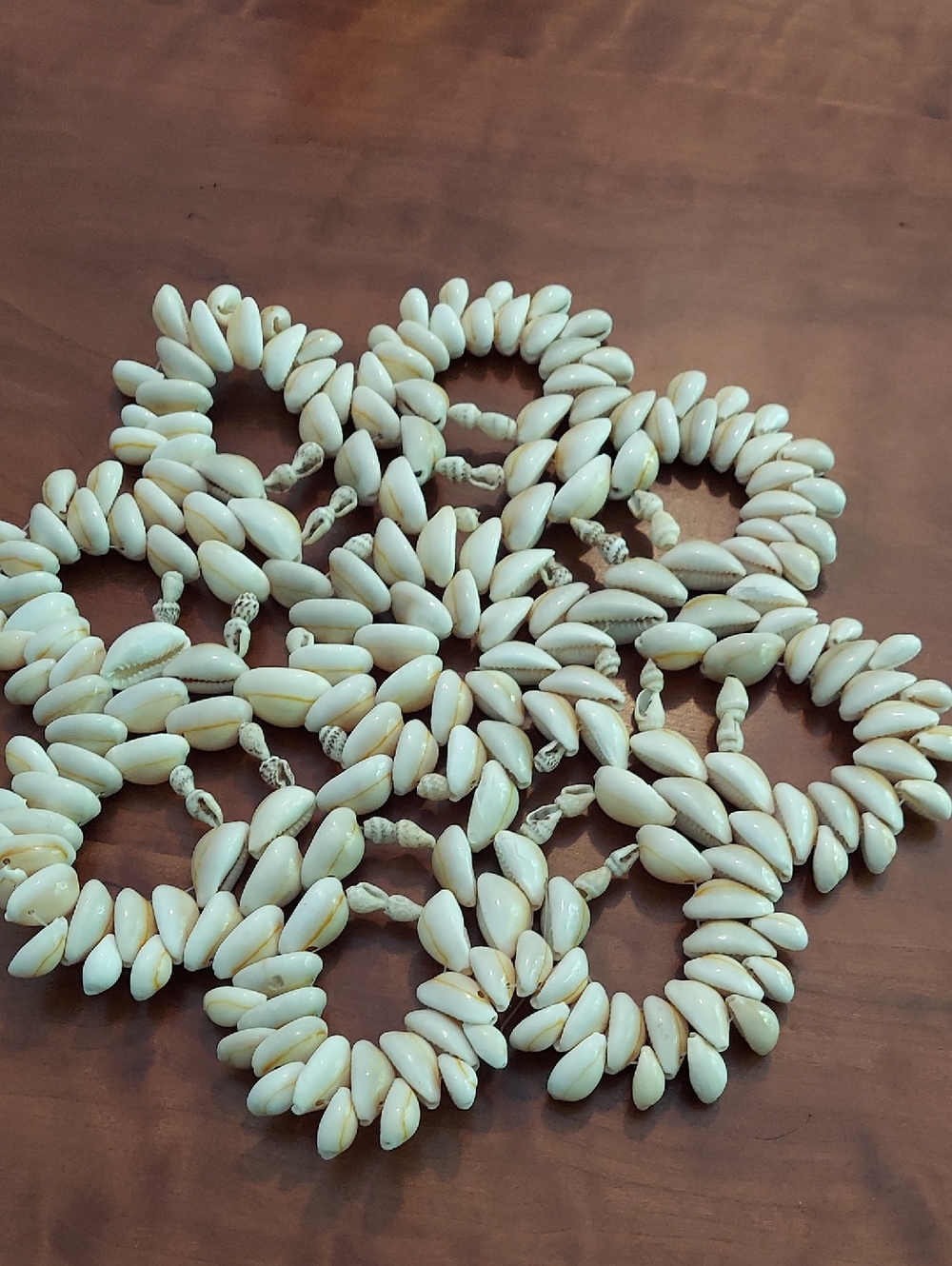 Vintage Cowrie Sea Shell TRIVET 10" Hot Pad Beach House  Boho Chic Doily Pattern